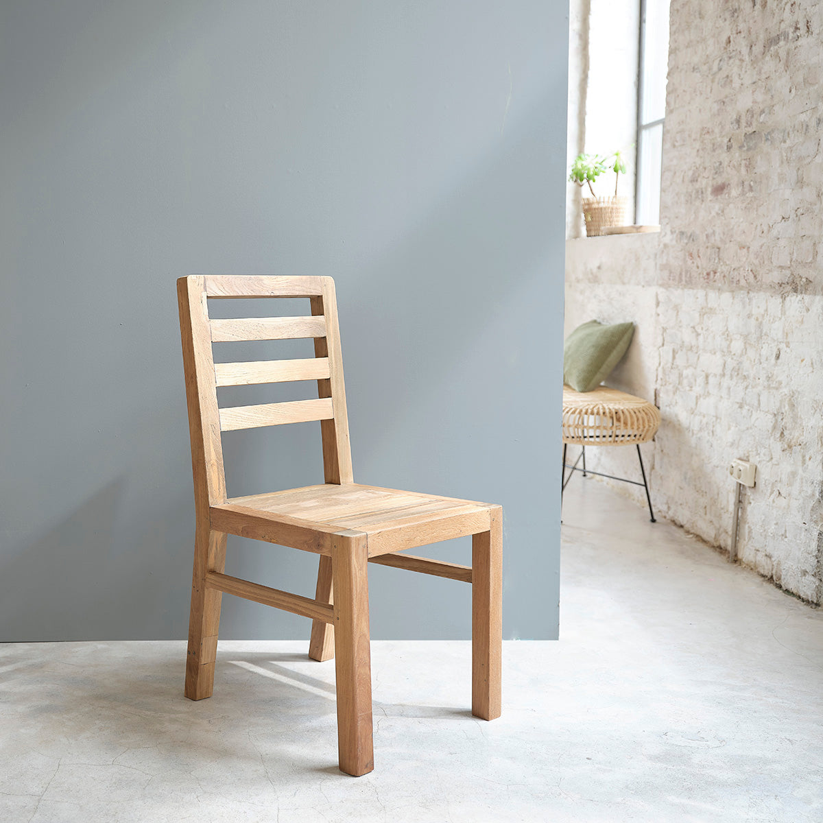 CARGO - Set di 2 sedie in teak massello riciclato