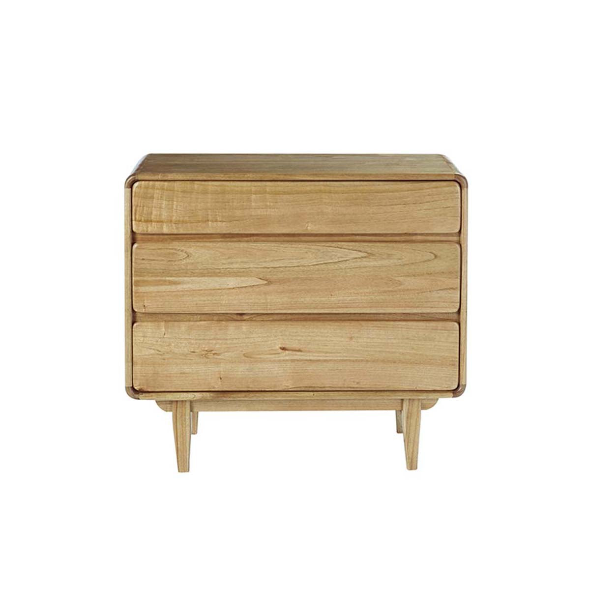 LISON - Cassettiera in mindi massello, 90 cm