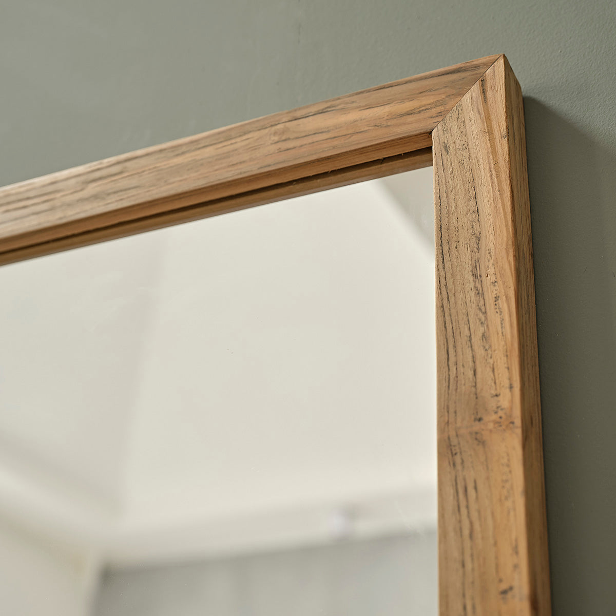 AUSTIN - Specchio rettangolare in teak massello riciclato 160x80 cm