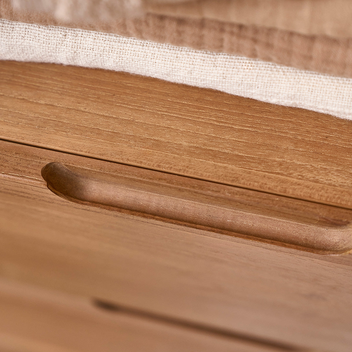 GUSTAVE - Mobile da bagno in teak massello 140 cm