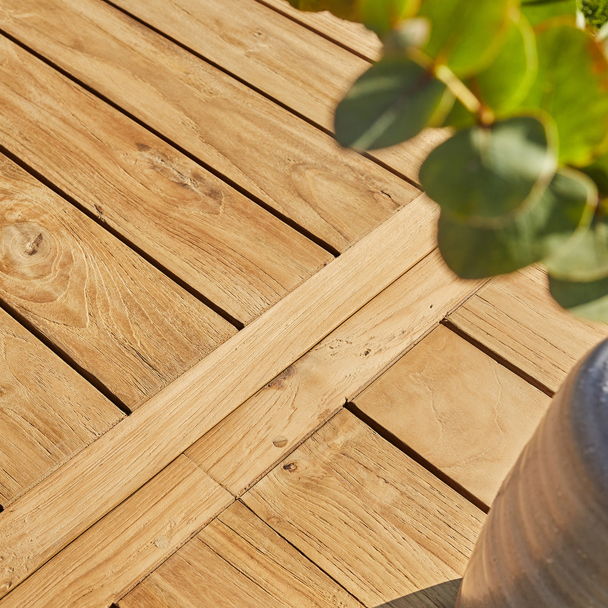 GABRIELLE - Tavolo da giardino in teak massello riciclato 8/10 pers.