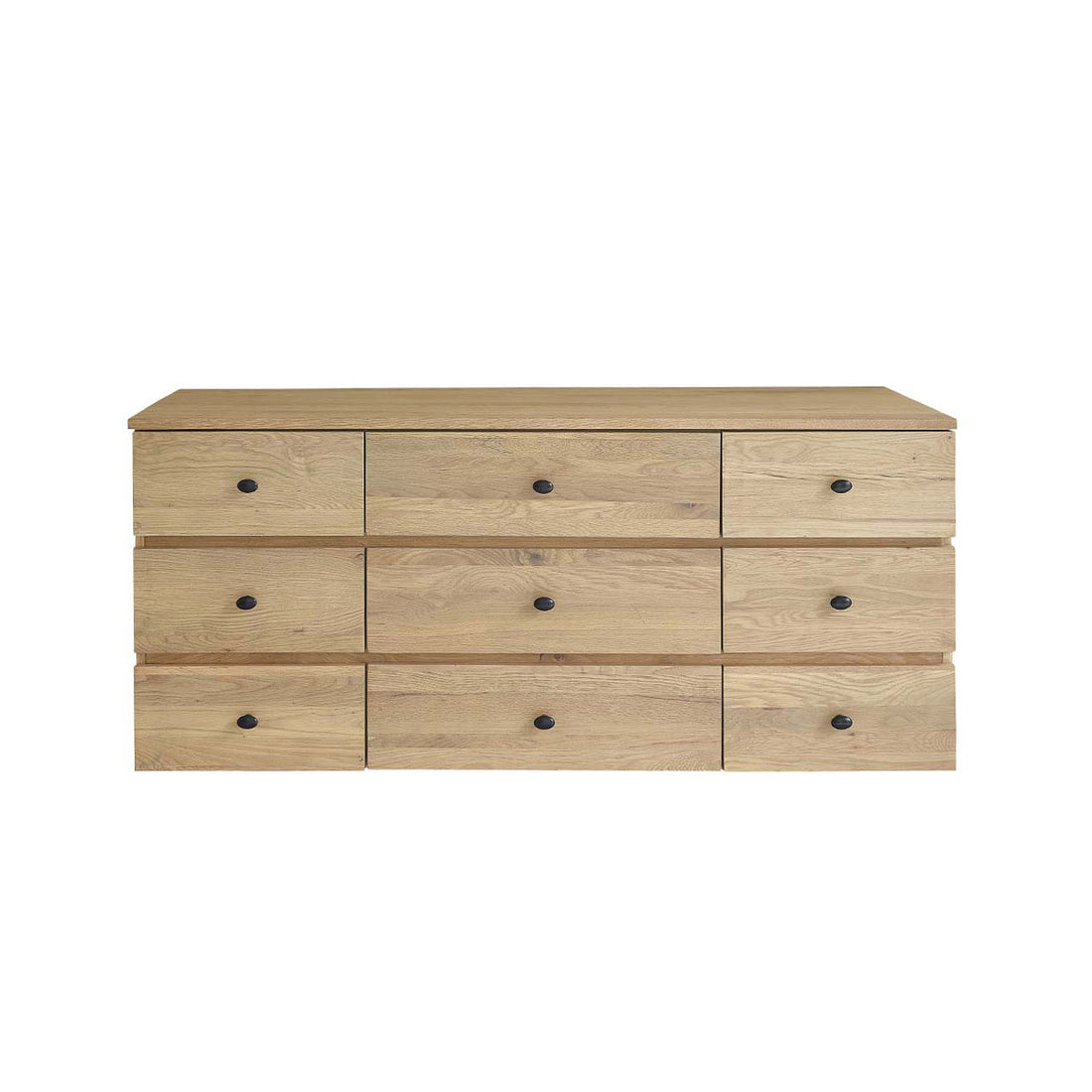 ERNEST - Mobile sottolavabo in rovere sospeso 140 cm