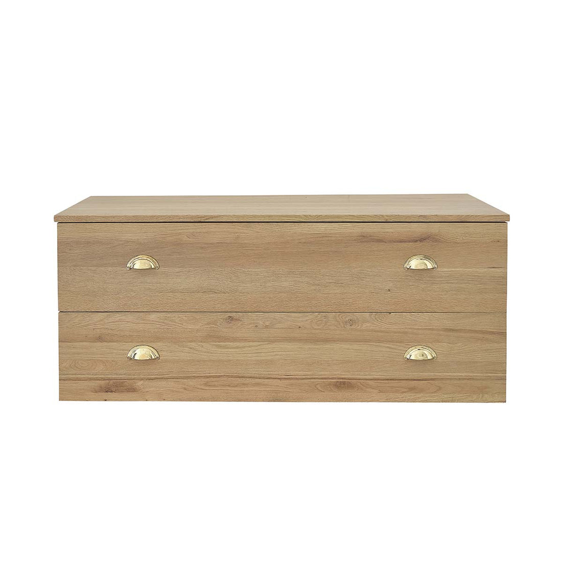 MARGAUX - Mobile sottolavabo in rovere sospeso 120 cm