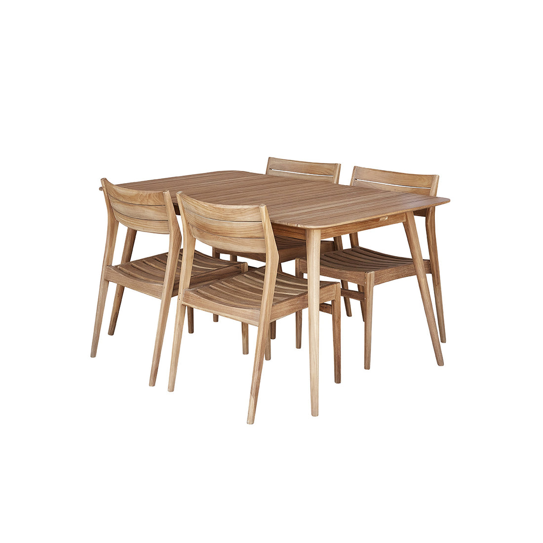 APRIL - Set di mobili da giardino in teak massello 4/6 pers.