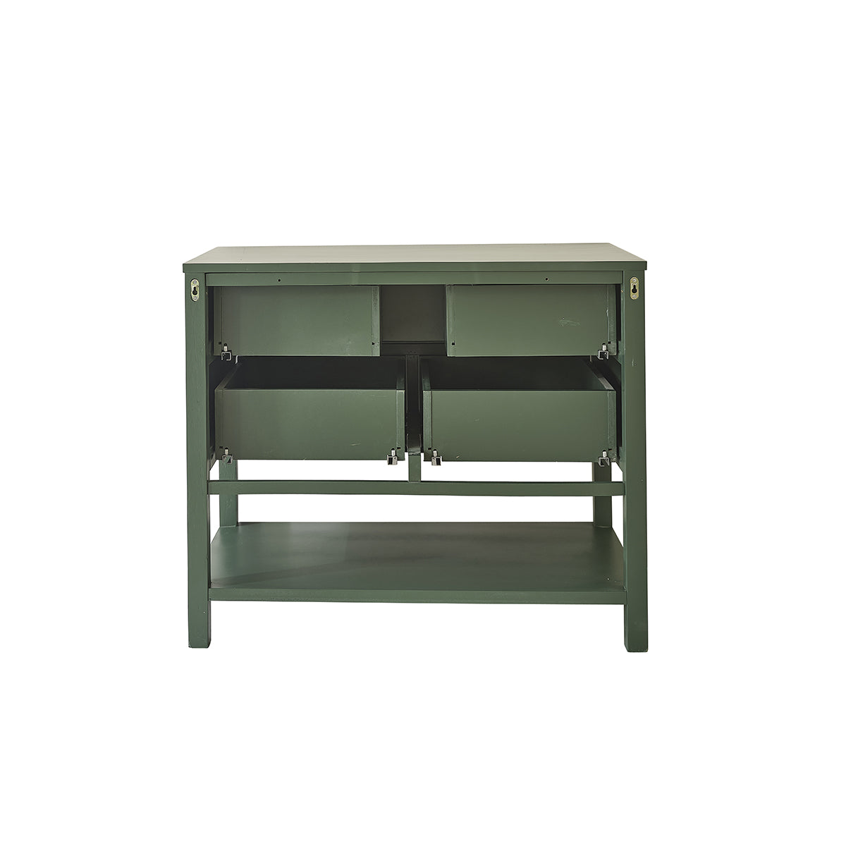 OLIVIA - Mobile sottolavabo in acacia massello 90 cm