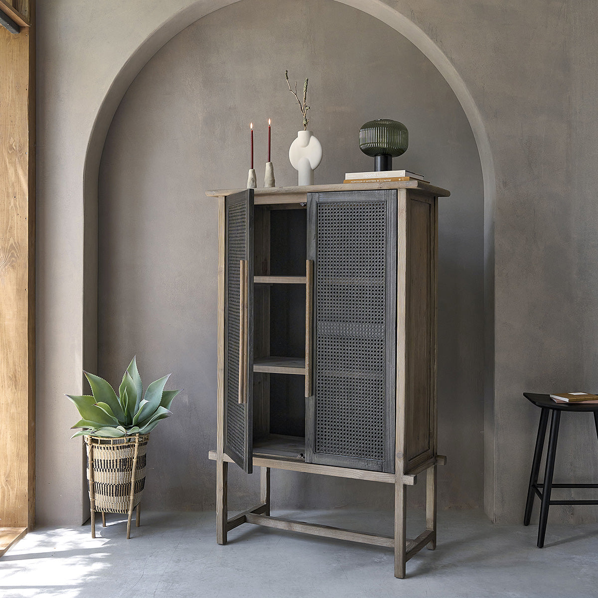 JUNKO - Armadio in legno massello riciclato