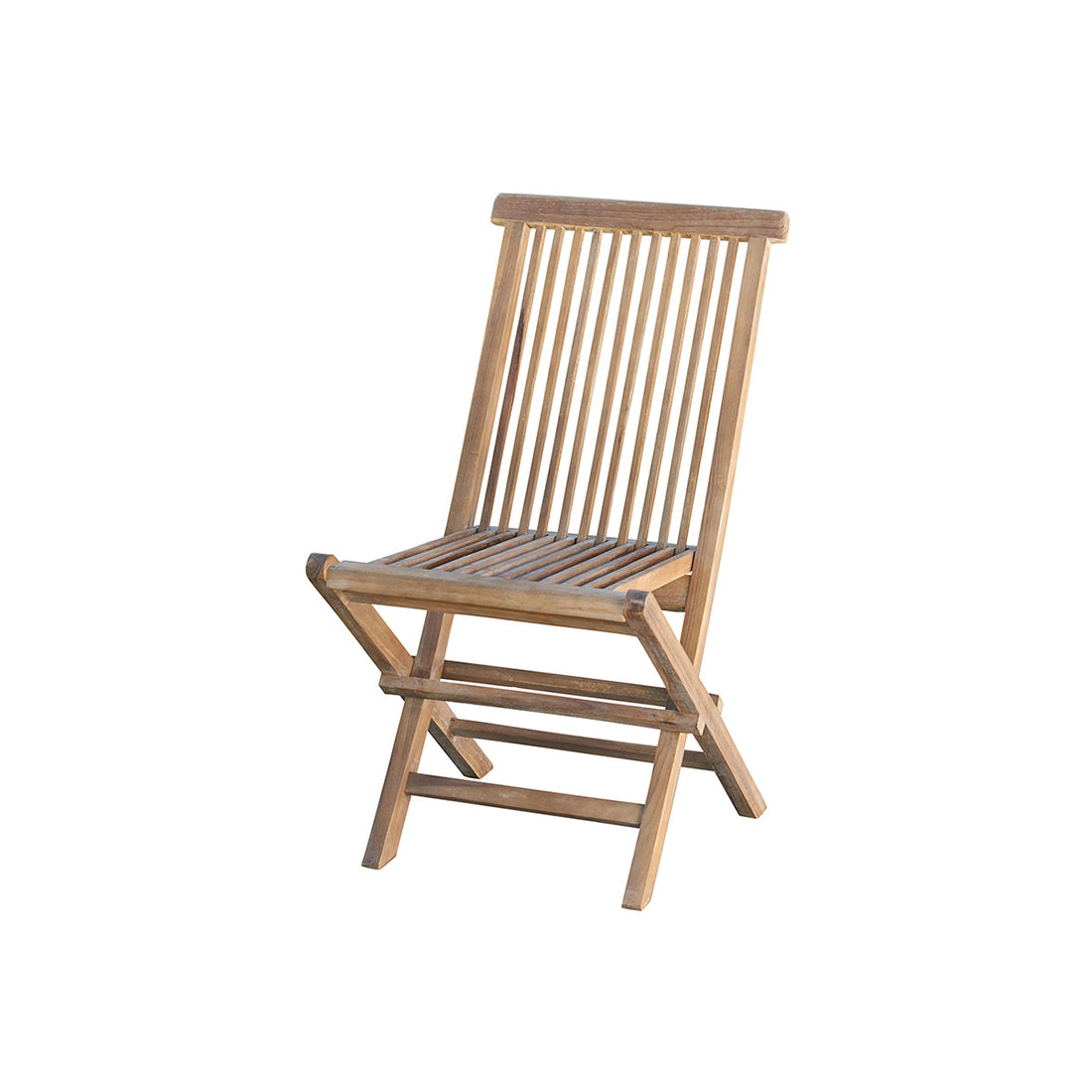 BALI - Sedia da giardino pieghevole in teak massello oliato