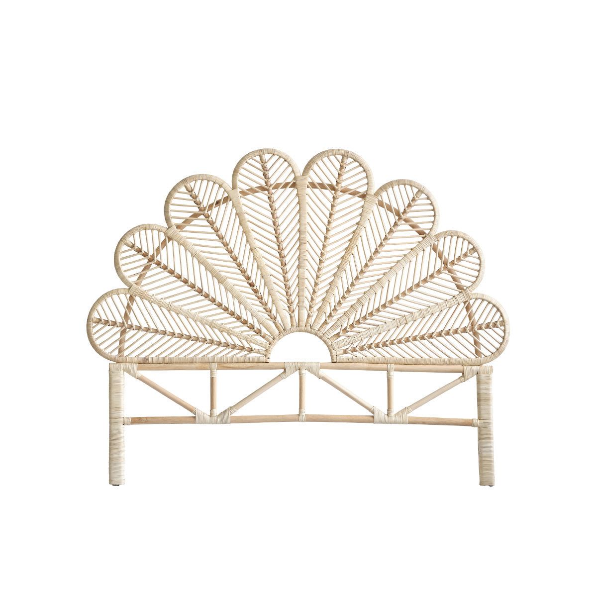 COLETTE - Testiera in rattan 140 cm