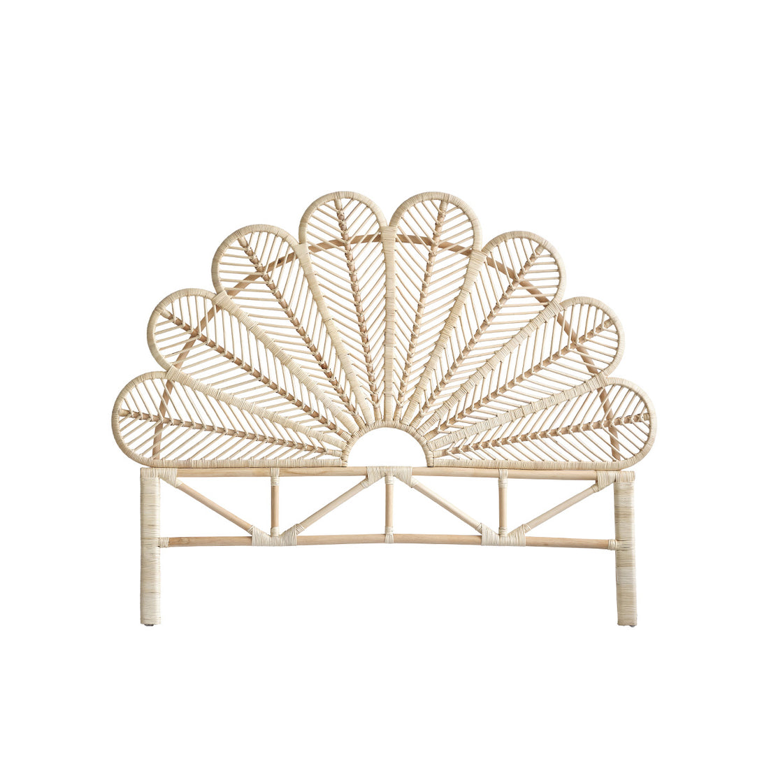 COLETTE - Testiera in rattan 140 cm