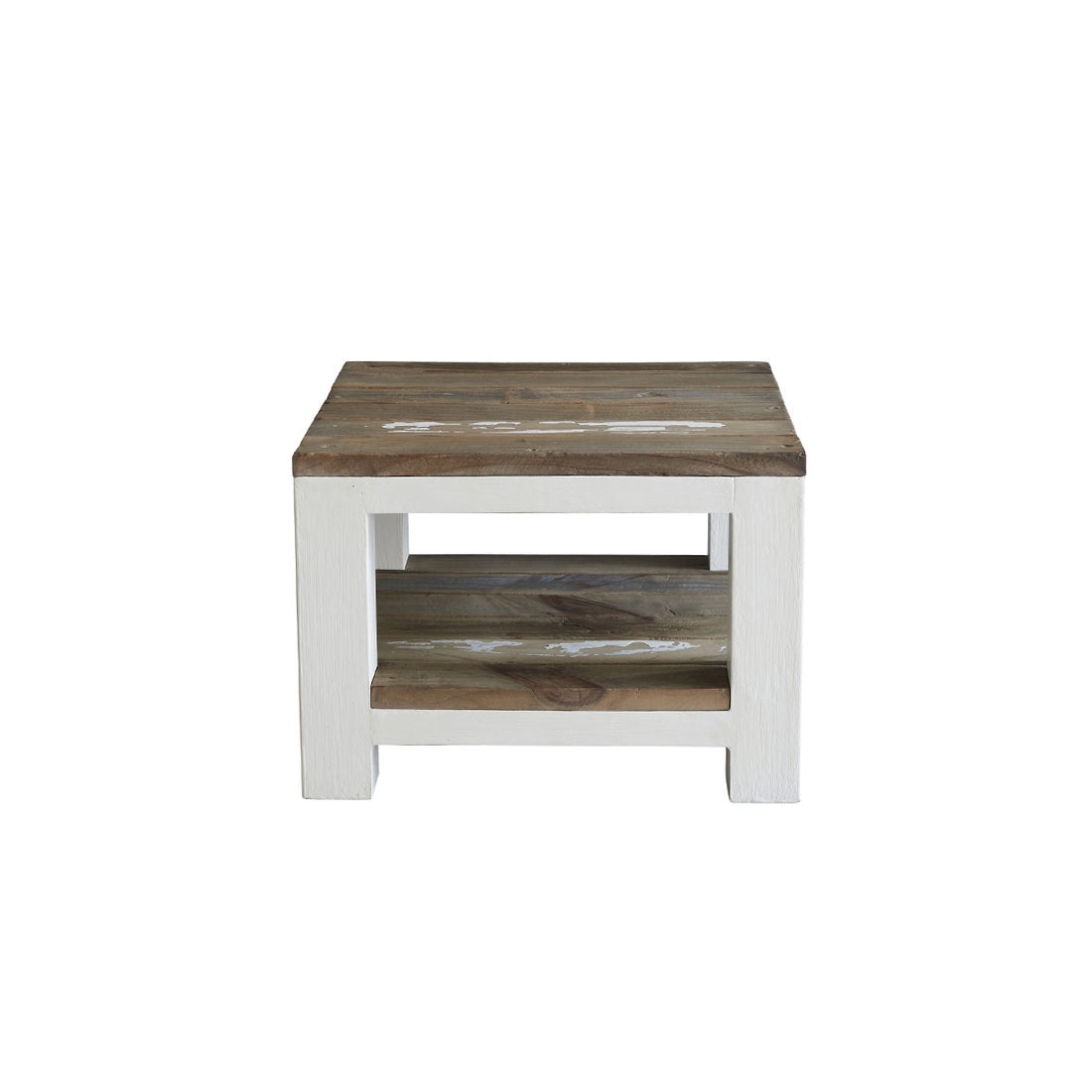 HONFLEUR - Comodino in legno massello riciclato 30 cm