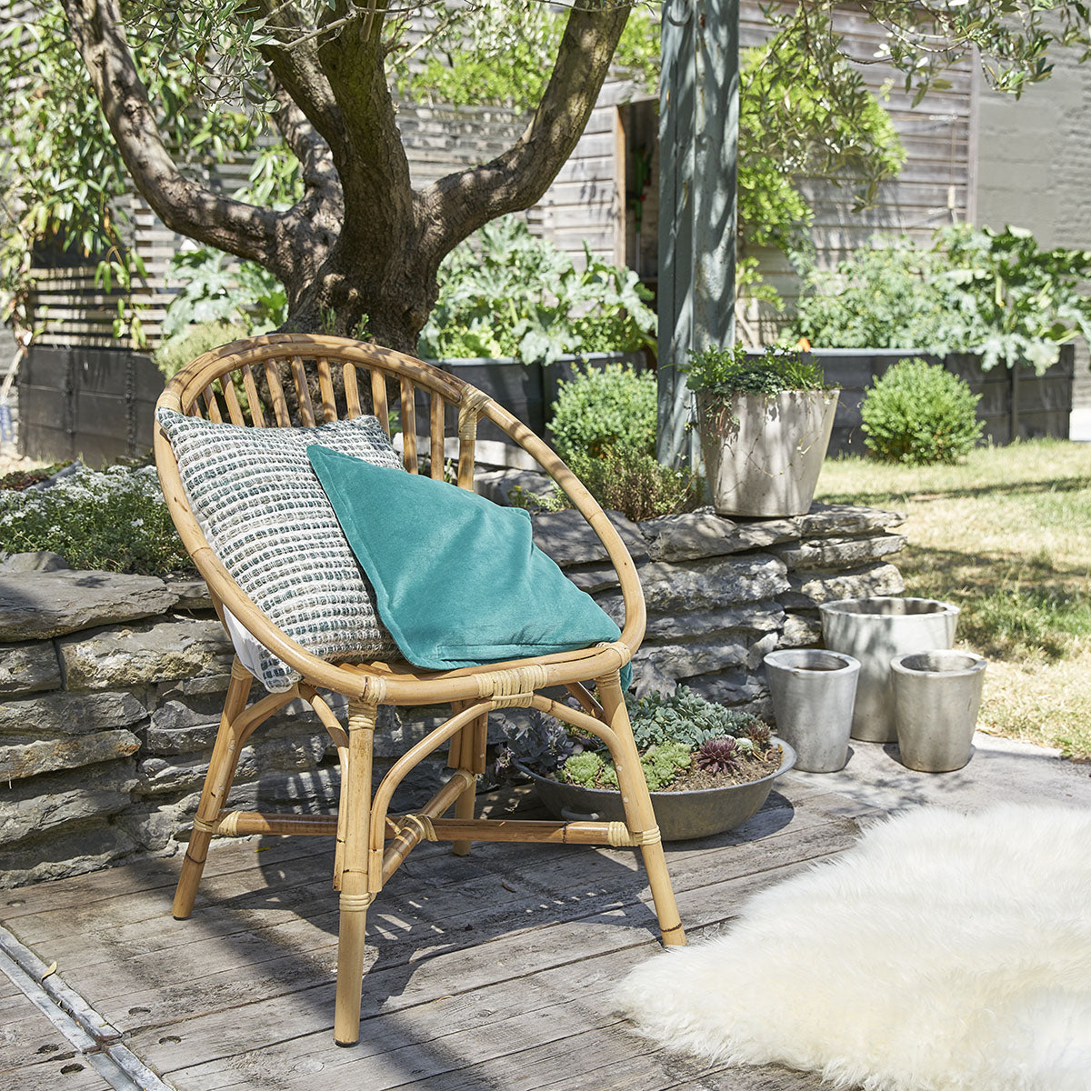 PAOLA - Set di 2 poltrone in rattan