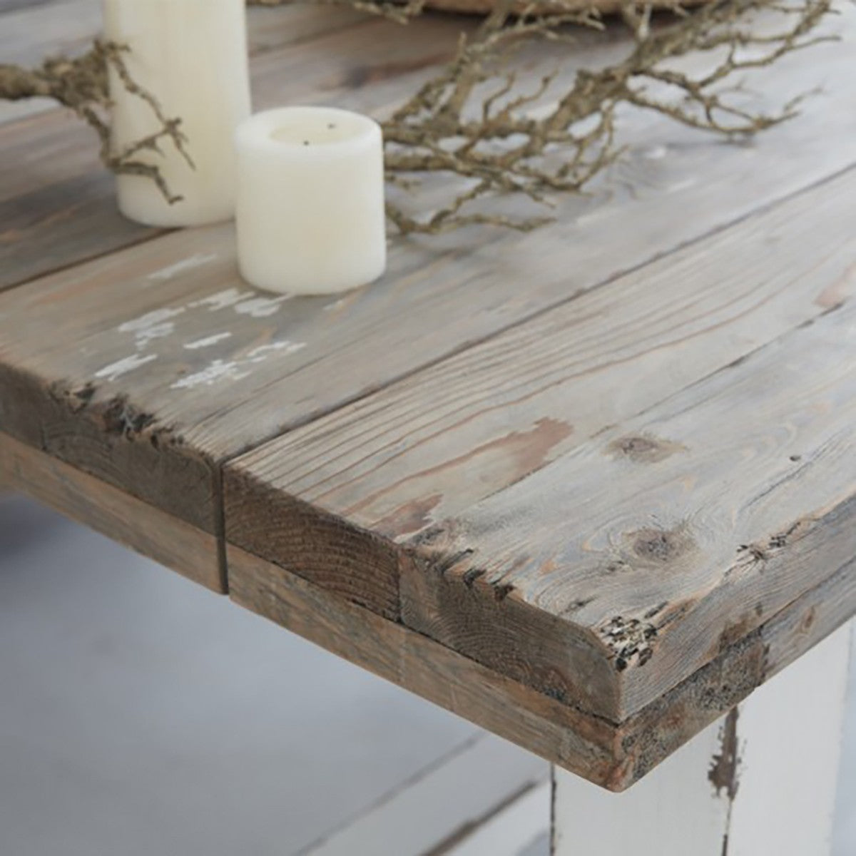 ATLANTIC - Tavolo in legno massello riciclato per 8 pers.