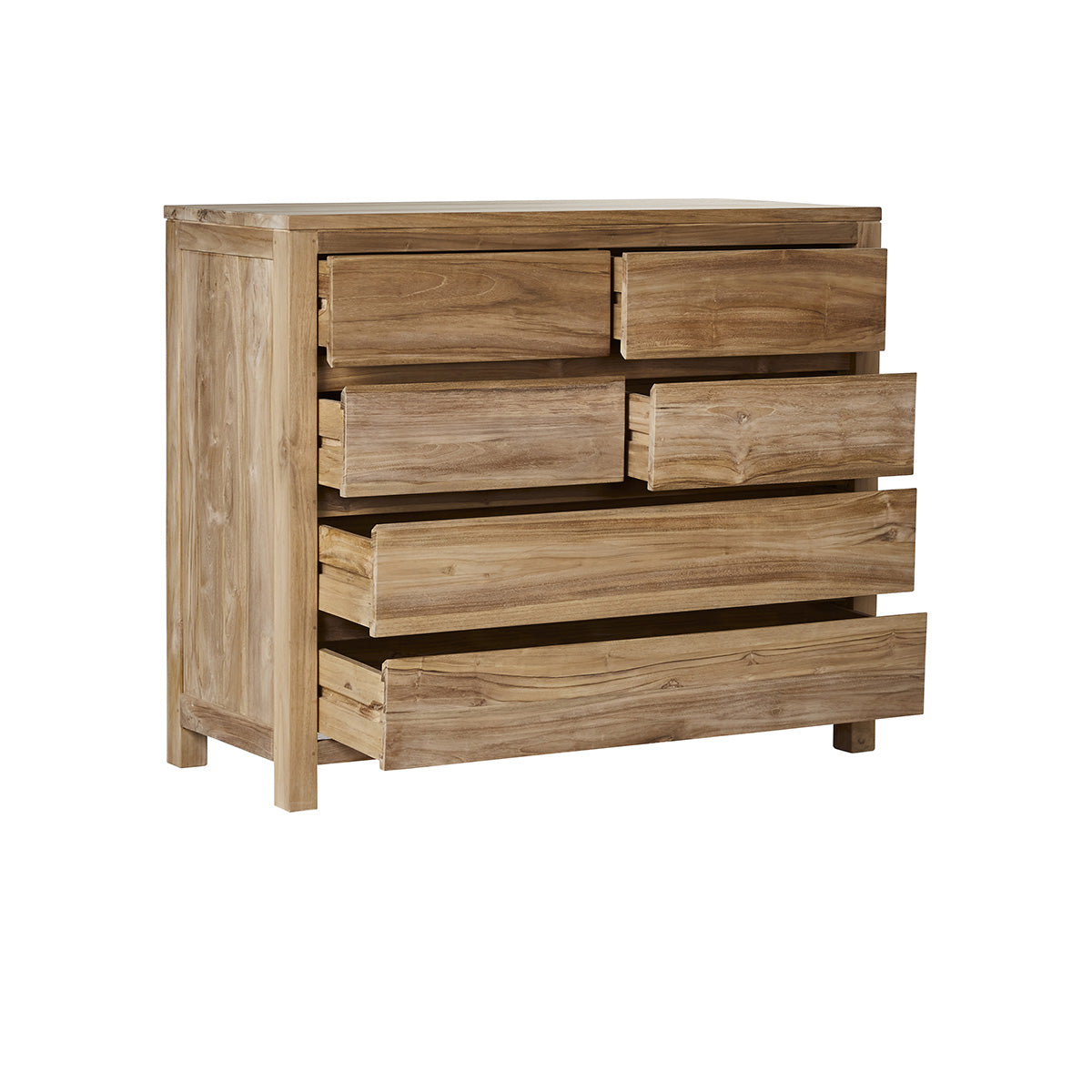 ALDO - Credenza in teak massello 120 cm
