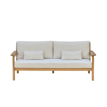 Divano da giardino in teak massello