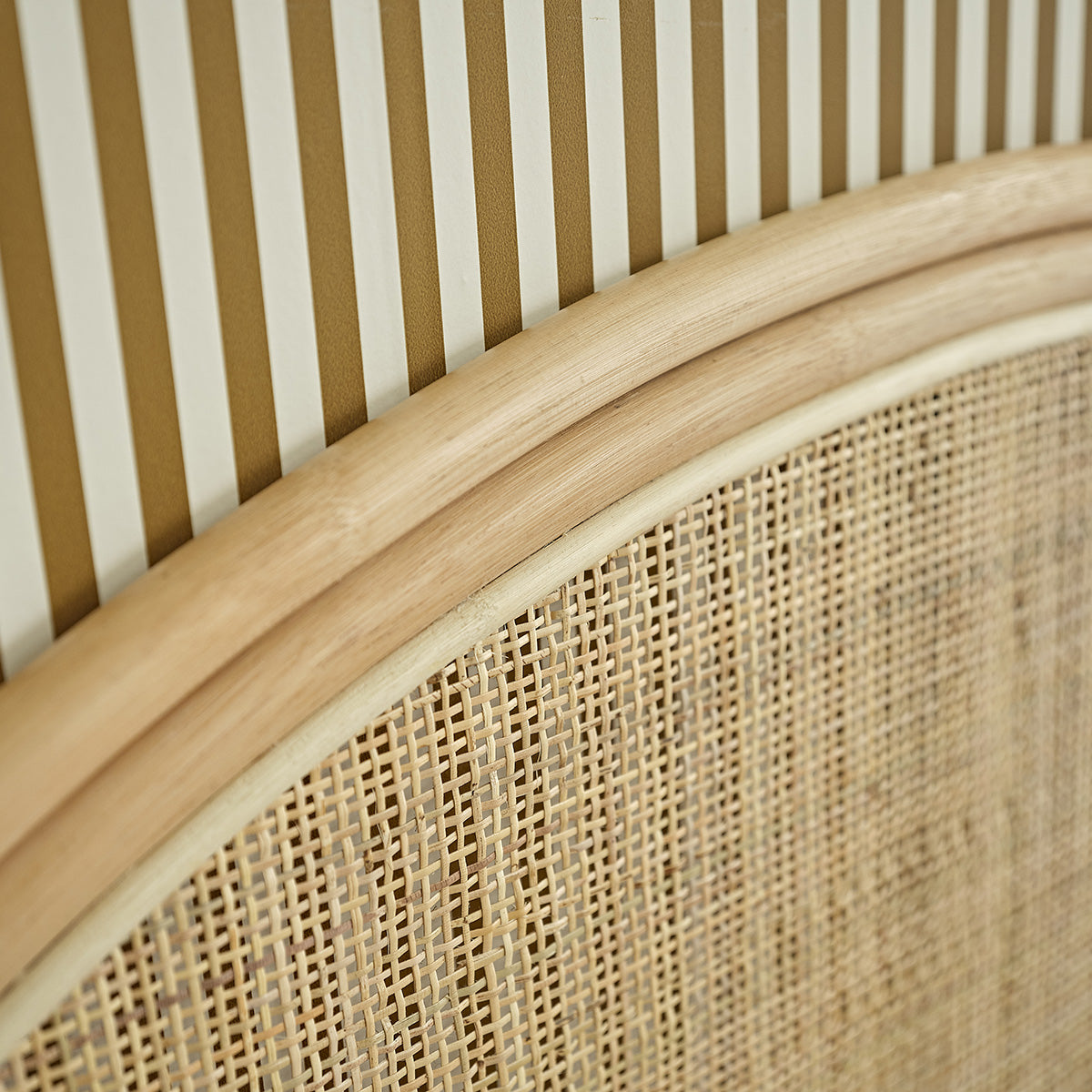 JANE - Testiera in rattan e cannage 140 cm