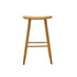 Sgabello da bar in teak massello 75 cm