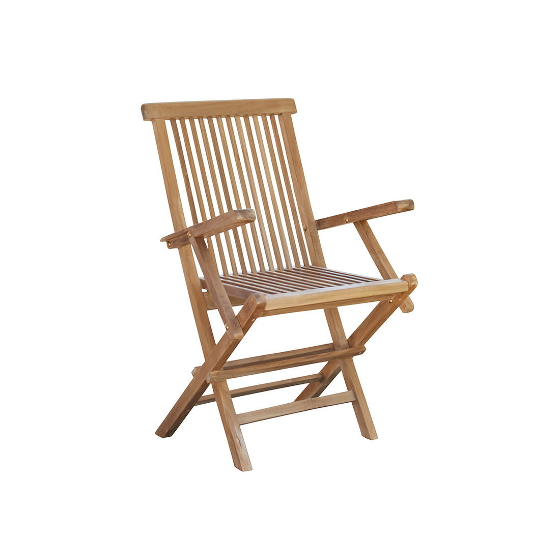 MIDLAND - Poltrona da giardino pieghevole in teak massello