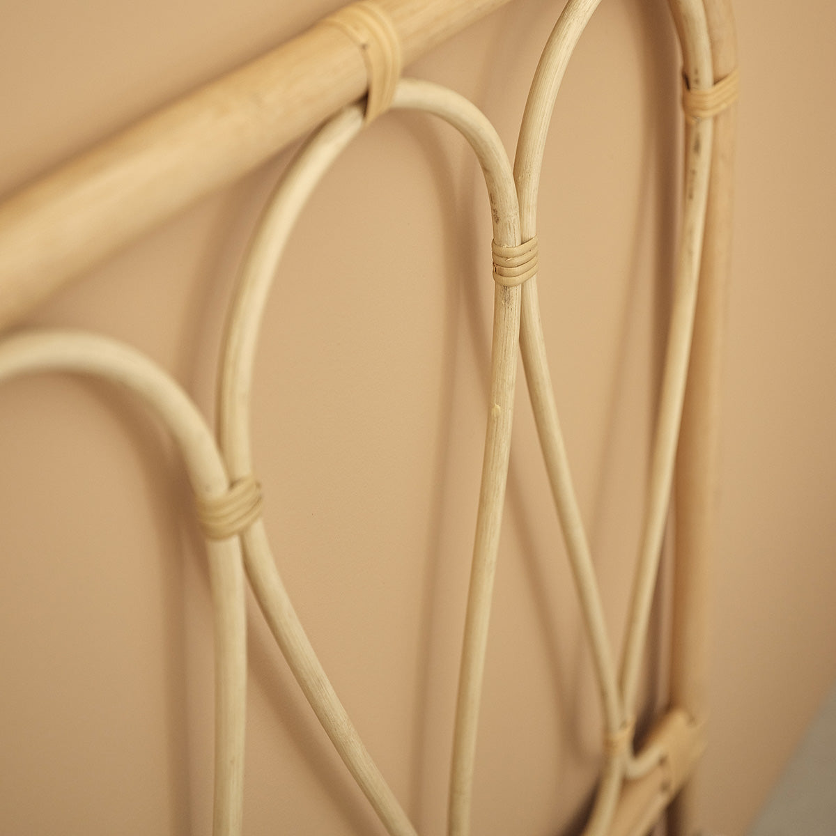 BOHO - Testiera per bambini in rattan 90 cm