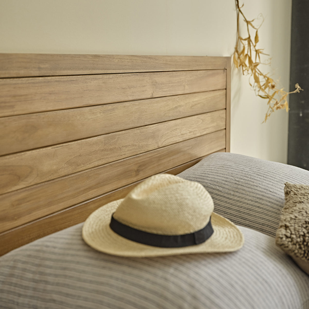 BOSTON - Testiera in teak massello 160 cm