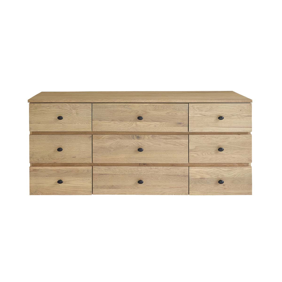 ERNEST - Mobile sottolavabo in rovere massello sospeso 140 cm