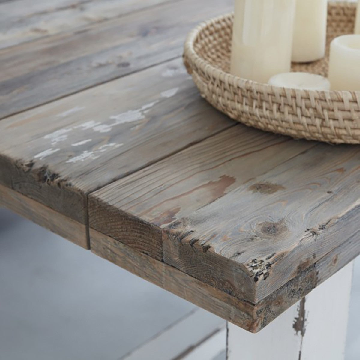 ATLANTIC - Tavolo in legno massello riciclato per 8 pers.