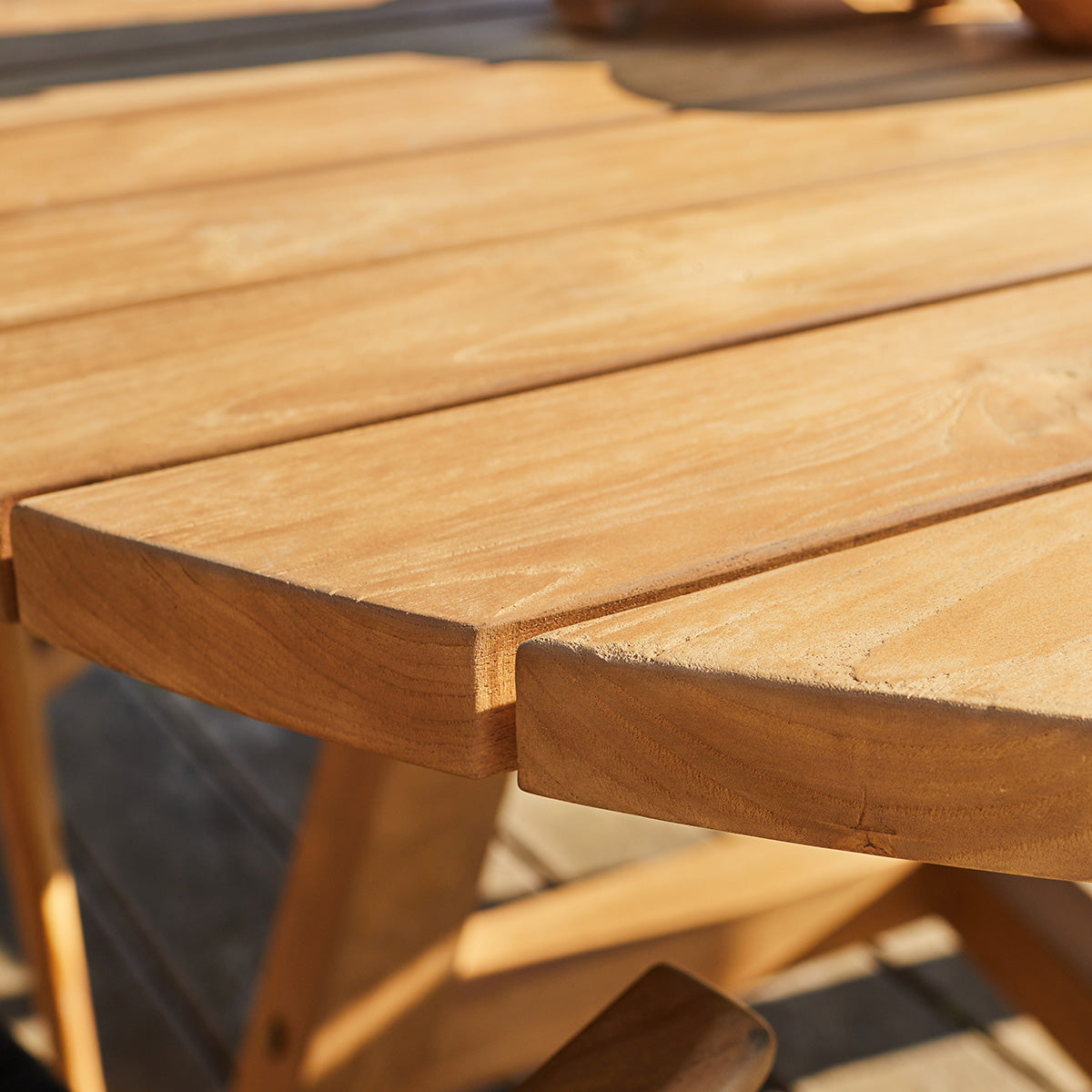 ESTHER - Set di mobili da giardino in teak riciclato 4 pers.