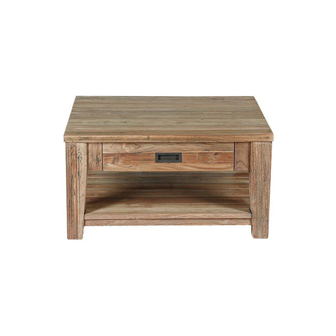 CARGO - Tavolino in teak massello riciclato 80 cm