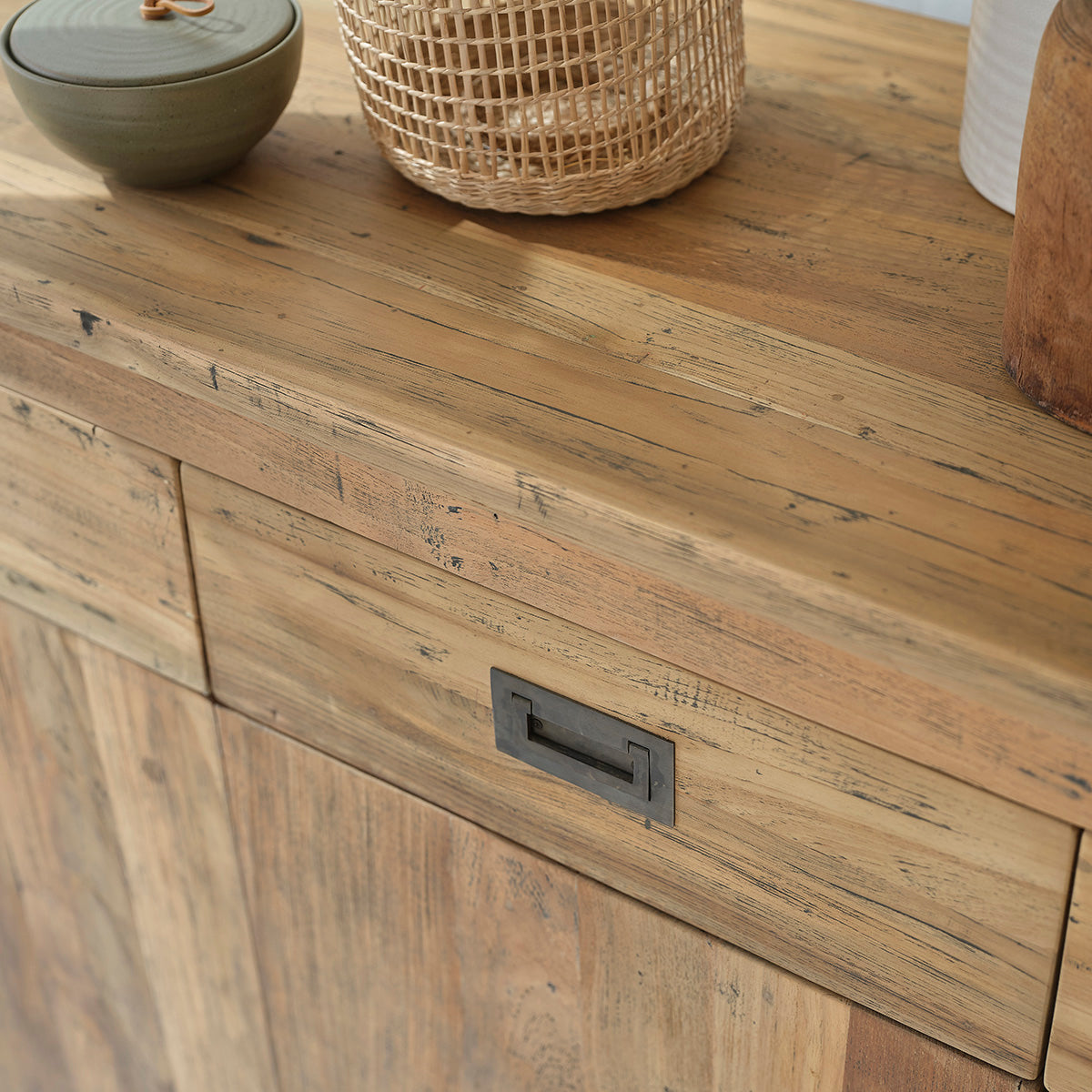 CARGO - Credenza in teak massello riciclato 200 cm
