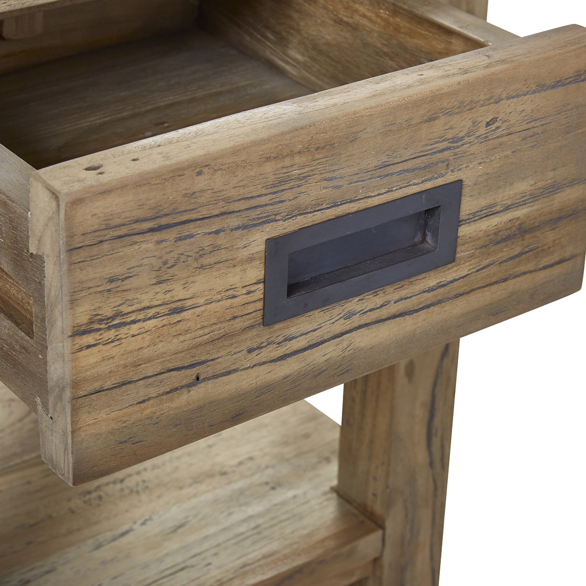 CARGO - Comodino in teak massello riciclato 45 cm