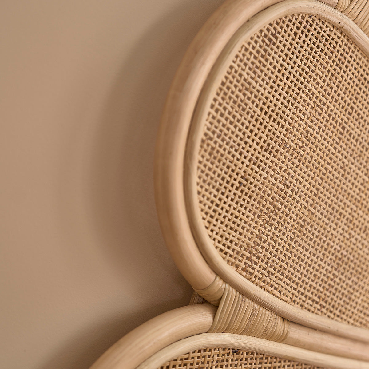 ROMY - Testiera in rattan e cannage 160 cm