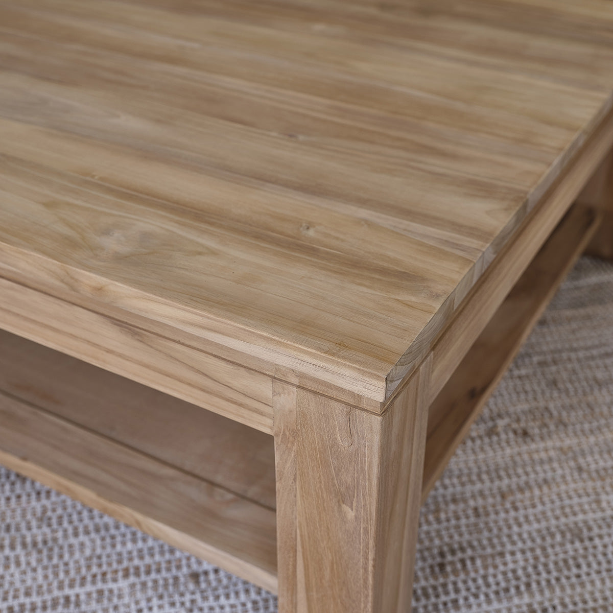 BOSTON - Tavolino in teak massello da 100 cm