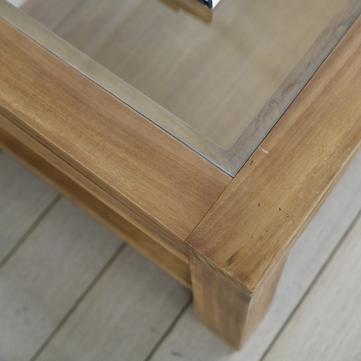 BOSTON - Tavolino in teak massello da 120 cm