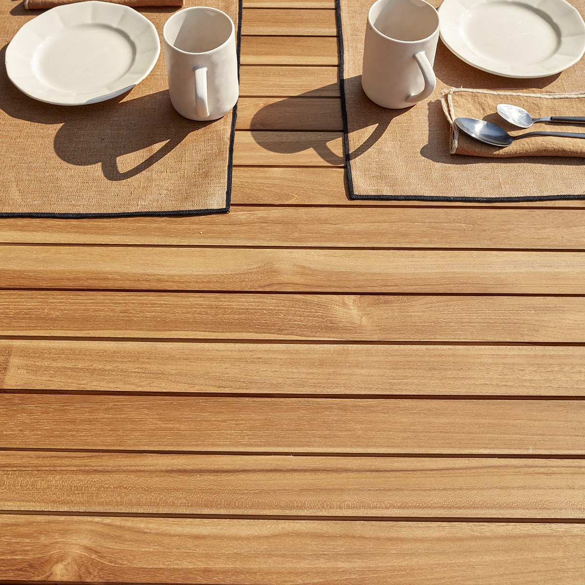 APRIL - Set di mobili da giardino in teak massello 4/6 pers.