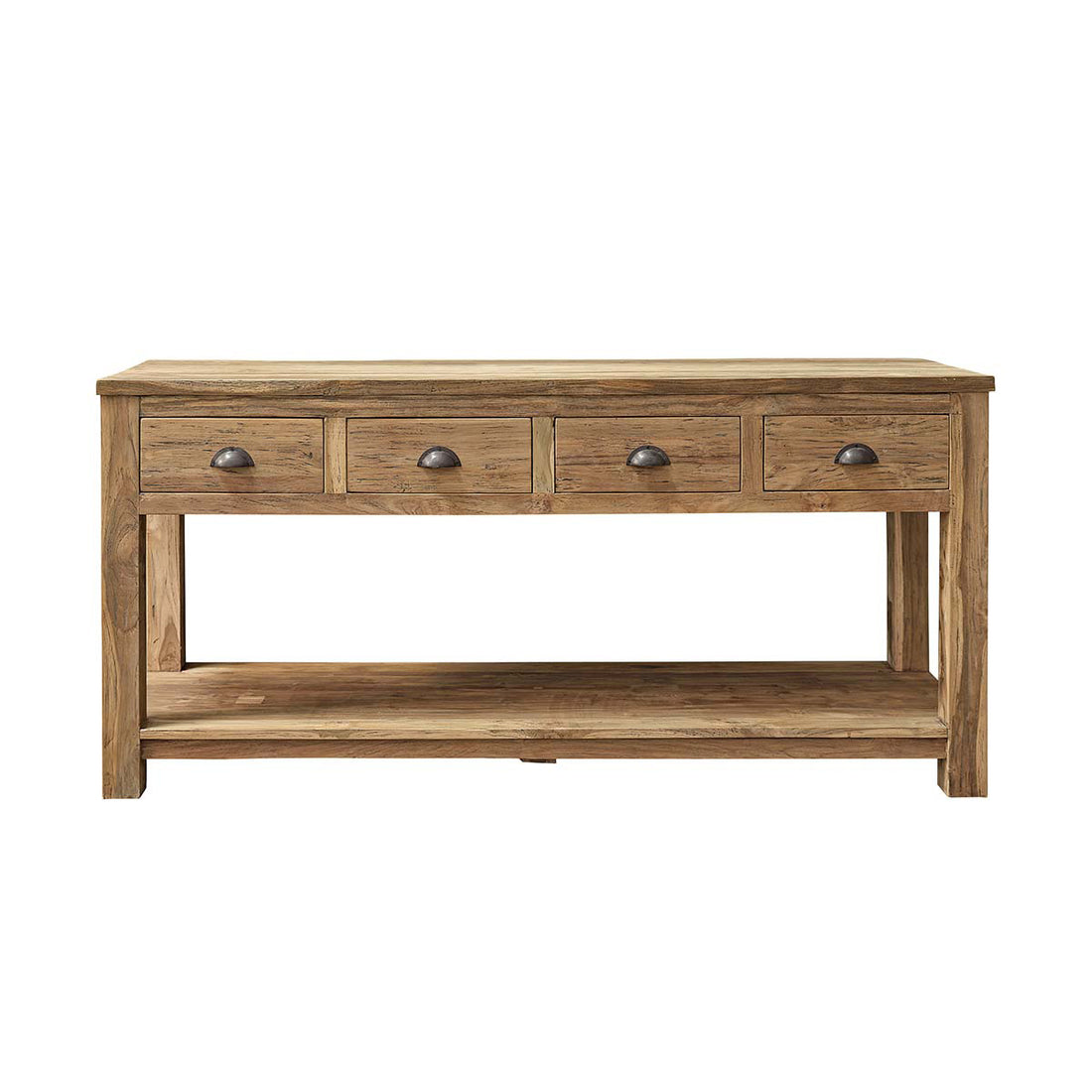 AUSTIN - Mobile sottolavabo in teak massello riciclato 165 cm