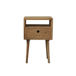 Comodino in mindi massello 65 cm