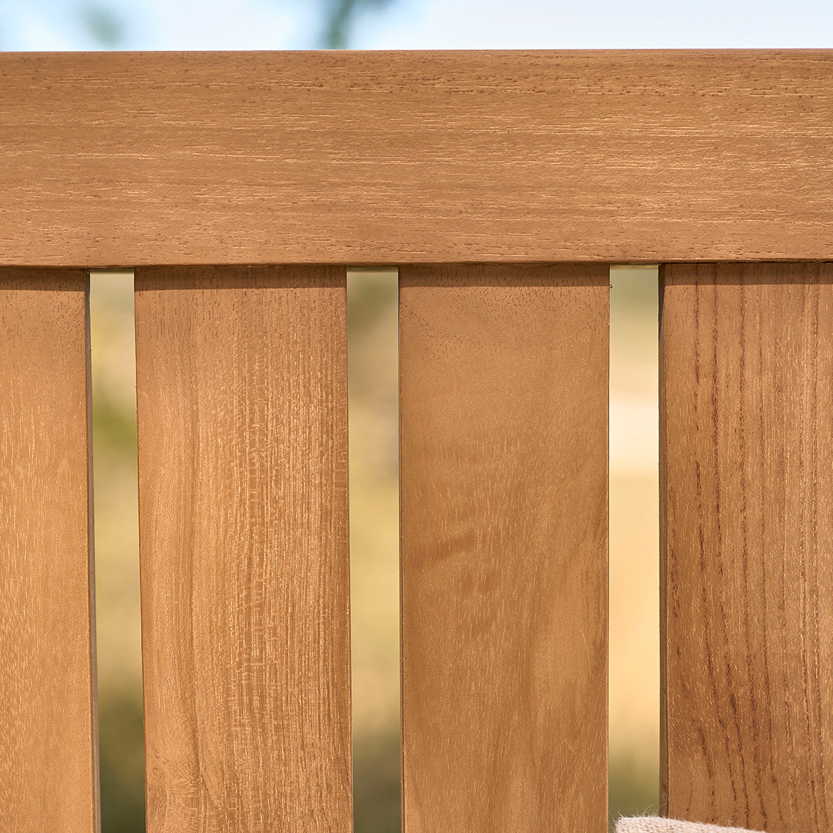 MALTE - Panchina da giardino in teak massello 160 cm