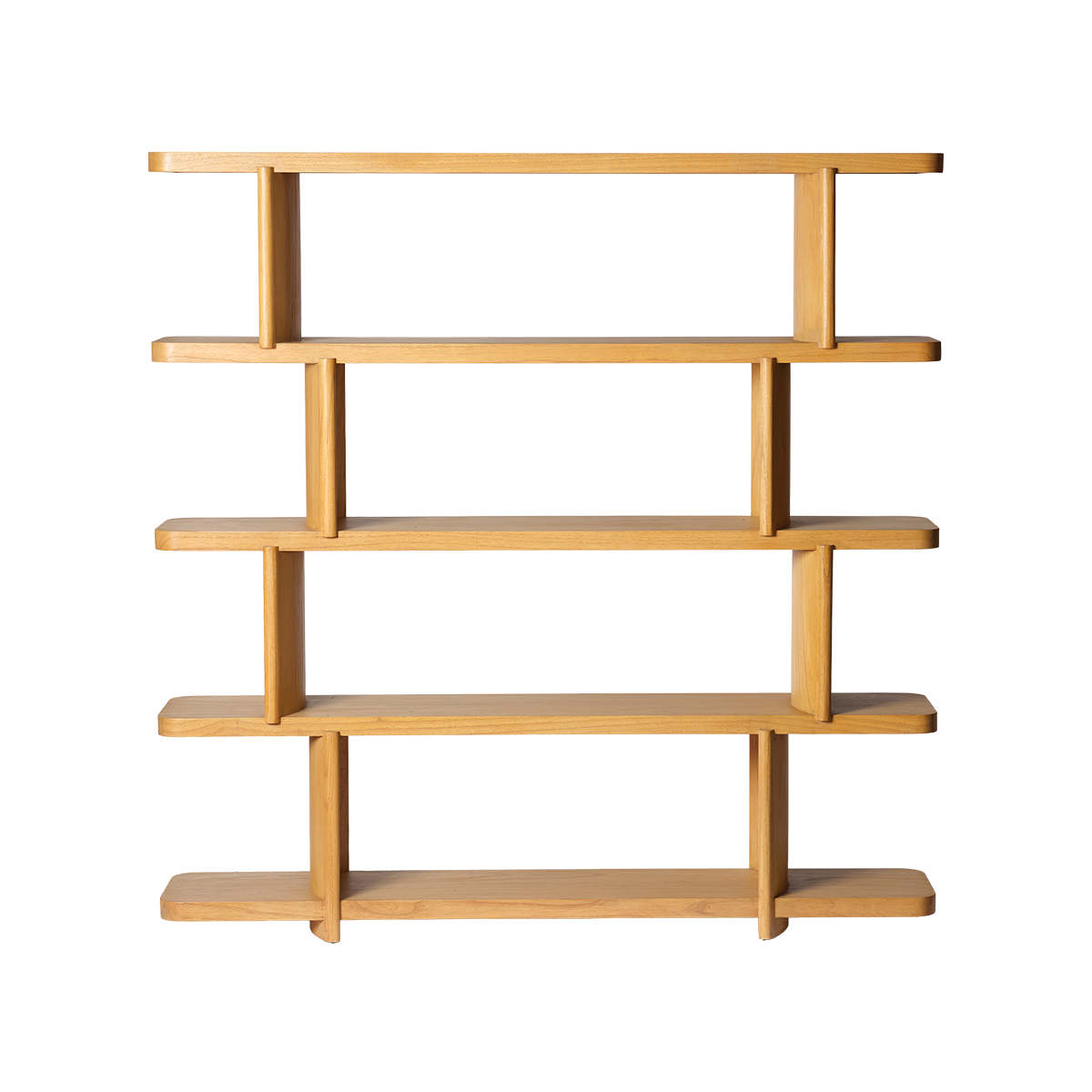 OTTO - Libreria in legno di mindi naturale, 160 cm