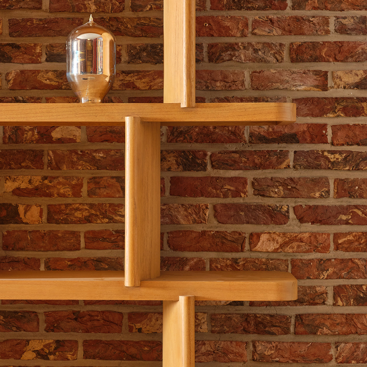 OTTO - Libreria in legno di mindi naturale, 160 cm