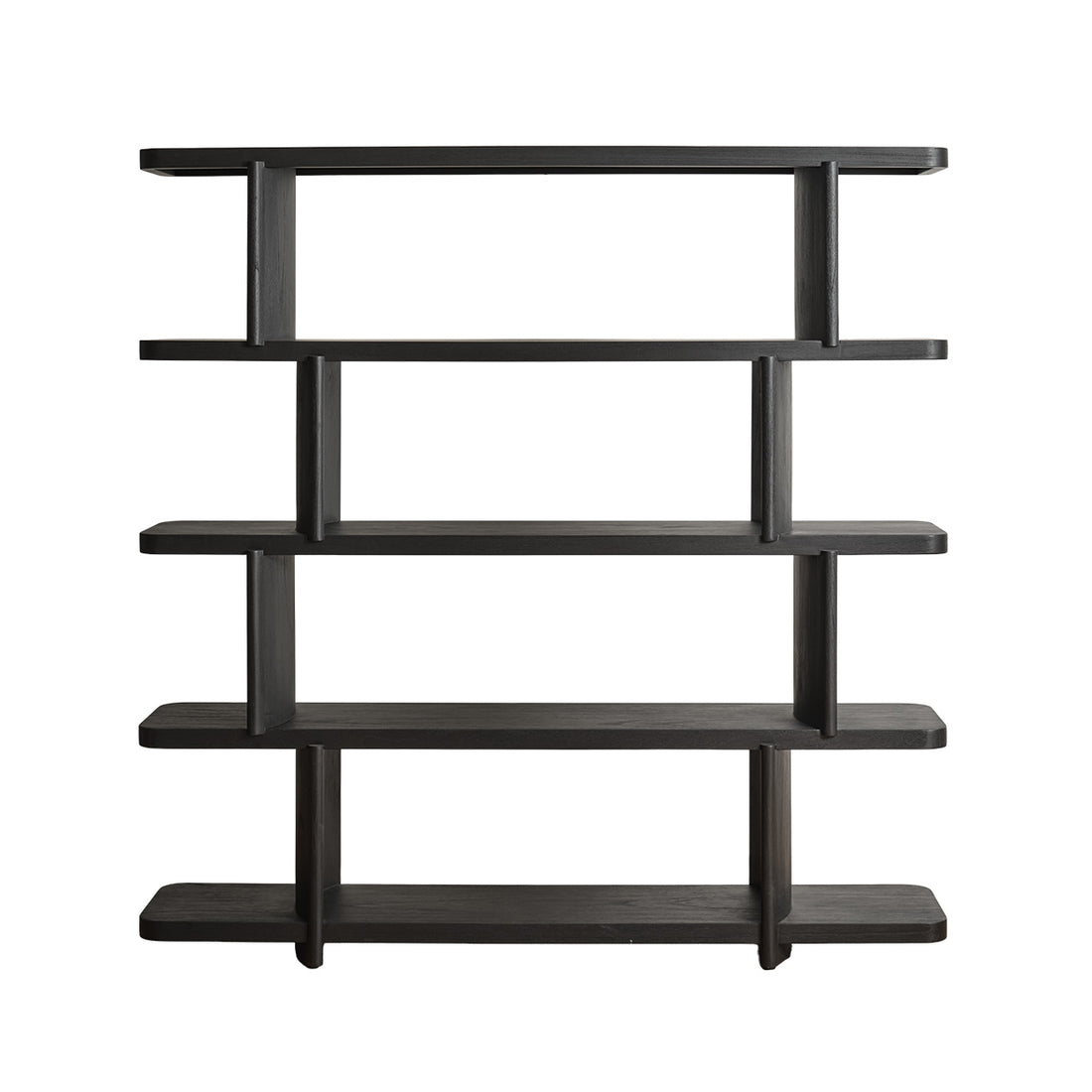 OTTO - Scaffale in mindi nero, H 161 cm