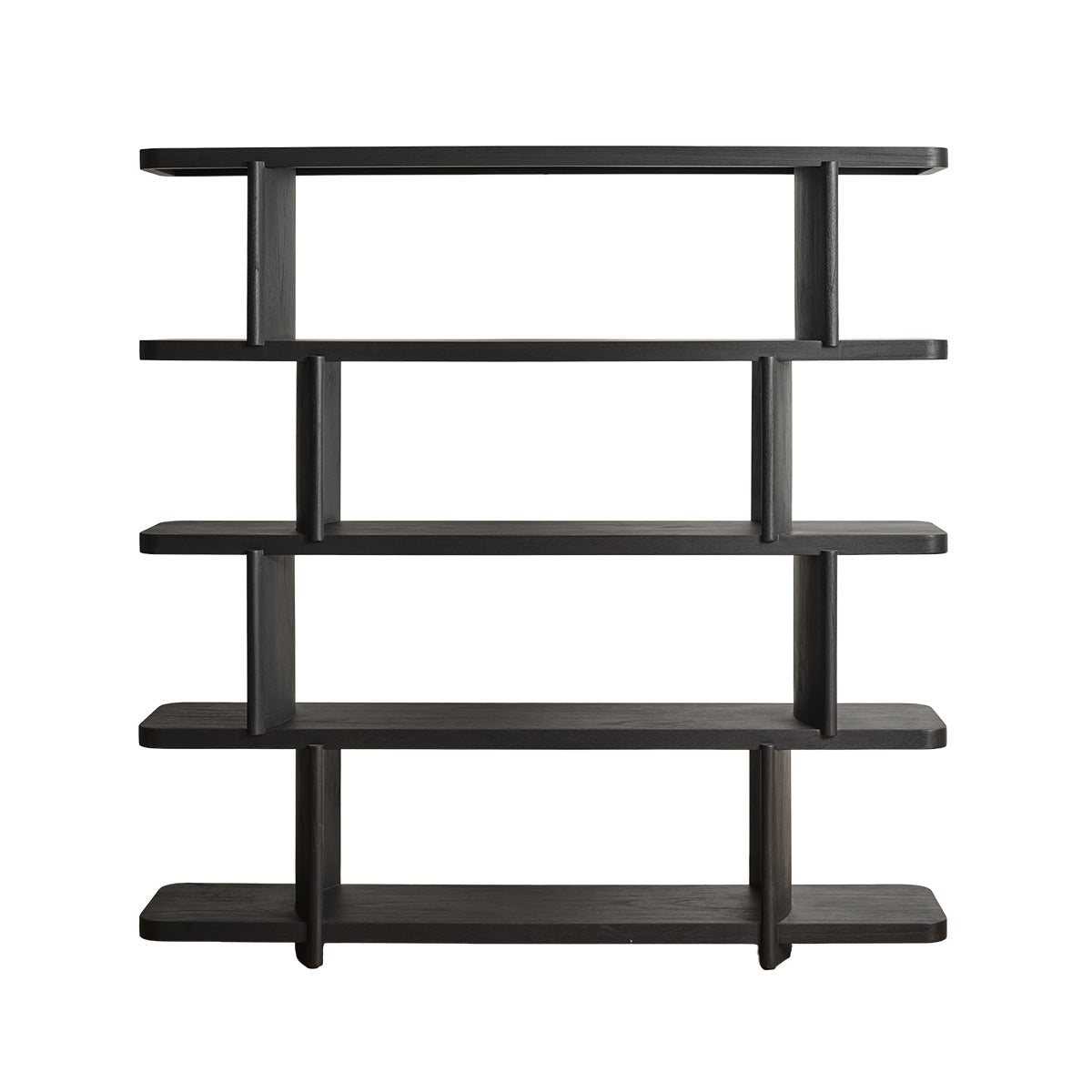 OTTO - Scaffale in mindi nero, H 161 cm