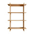 Scaffale in legno di mindi naturale, H 175 cm