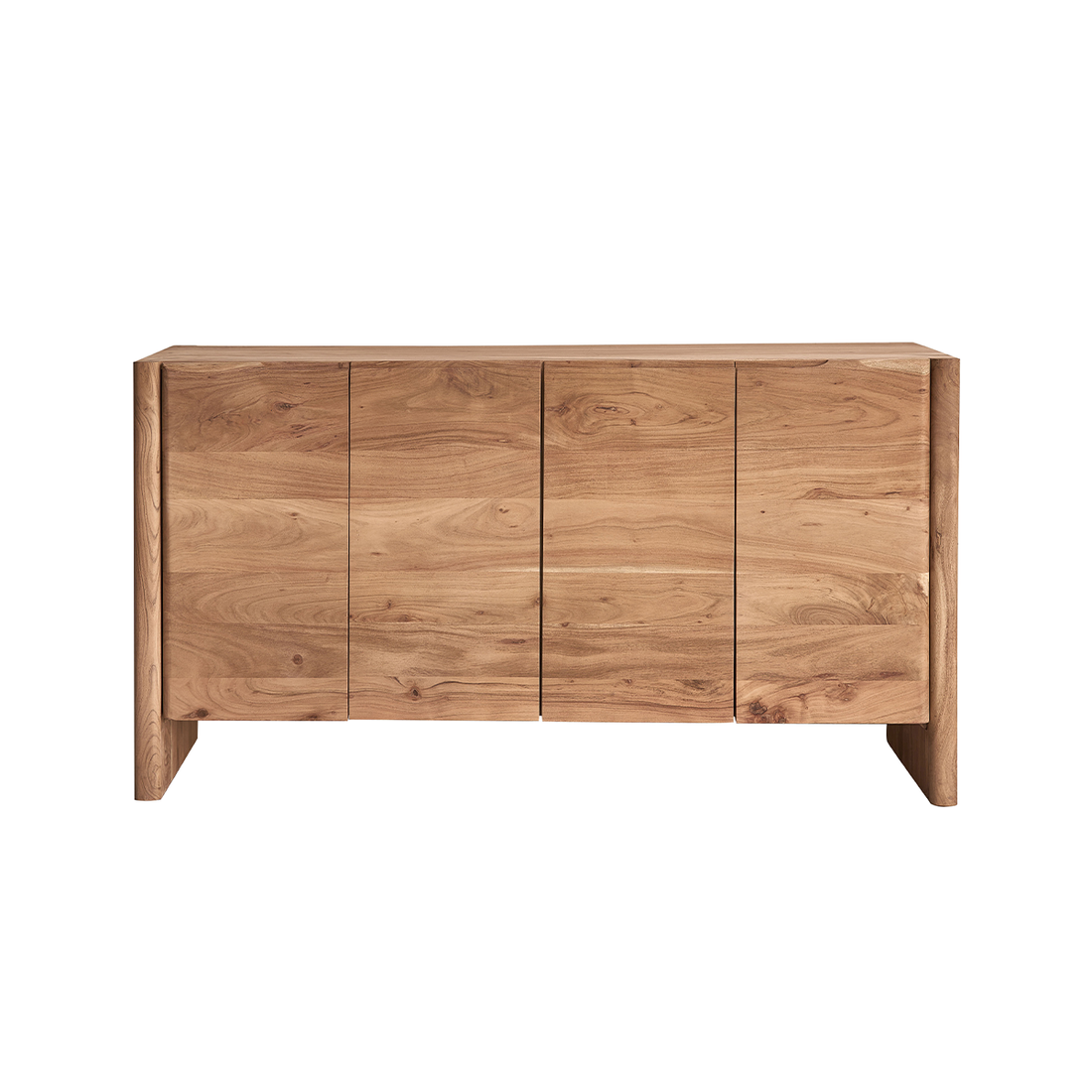 Credenza in acacia massiccia da 150 cm