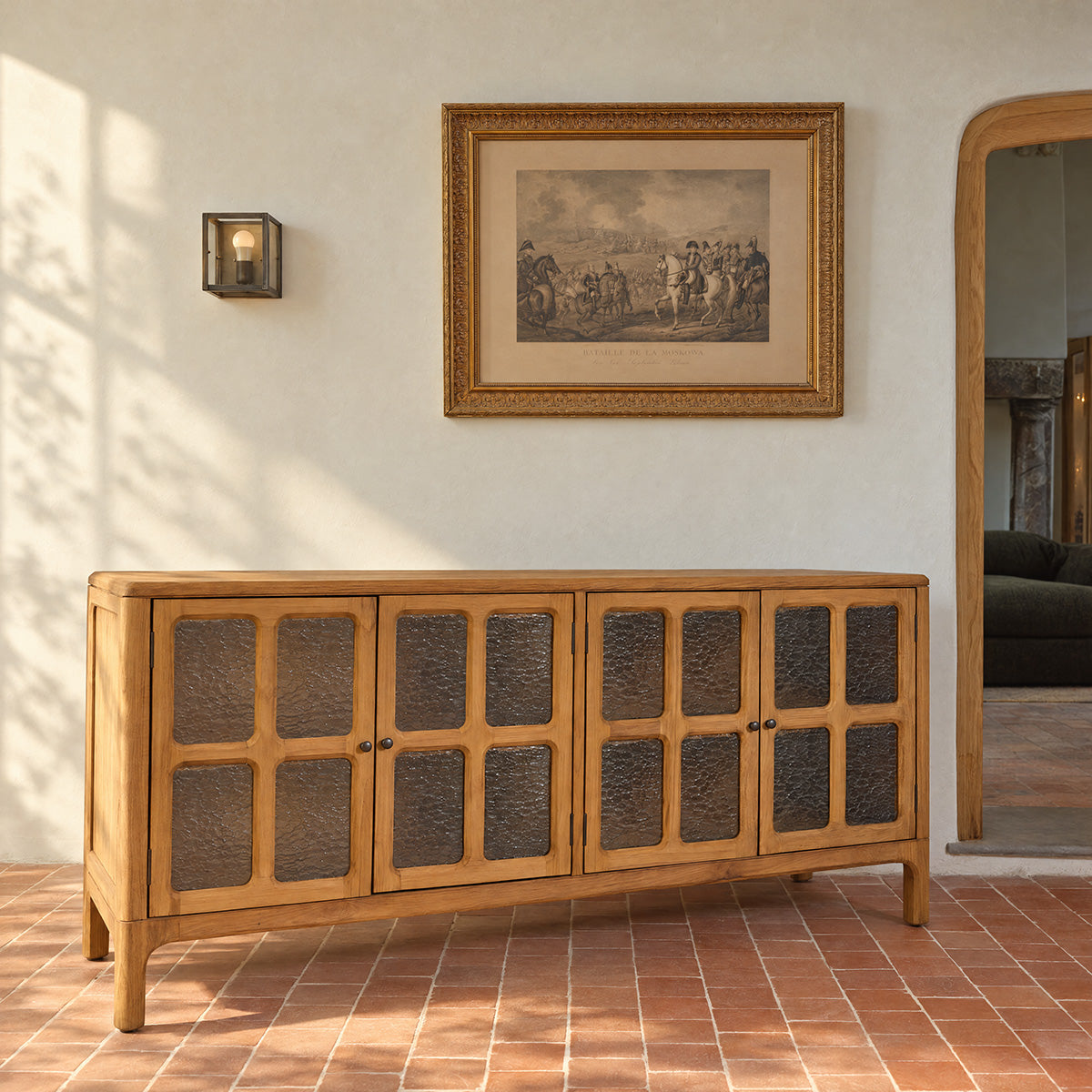 VELDE - Credenza in teak riciclato da 180 cm