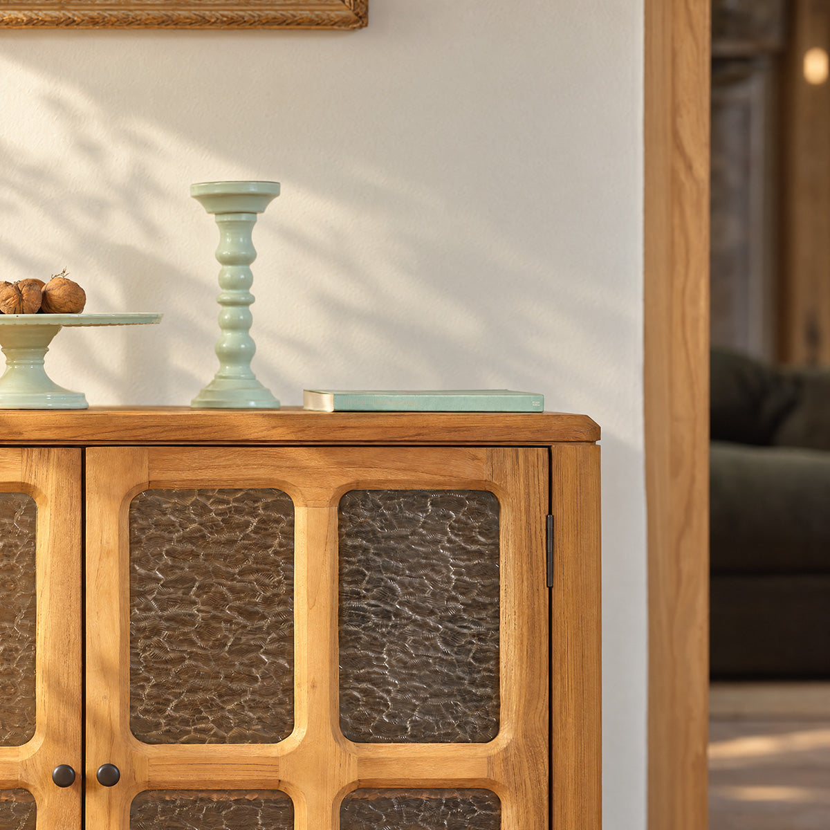 VELDE - Credenza in teak riciclato da 180 cm
