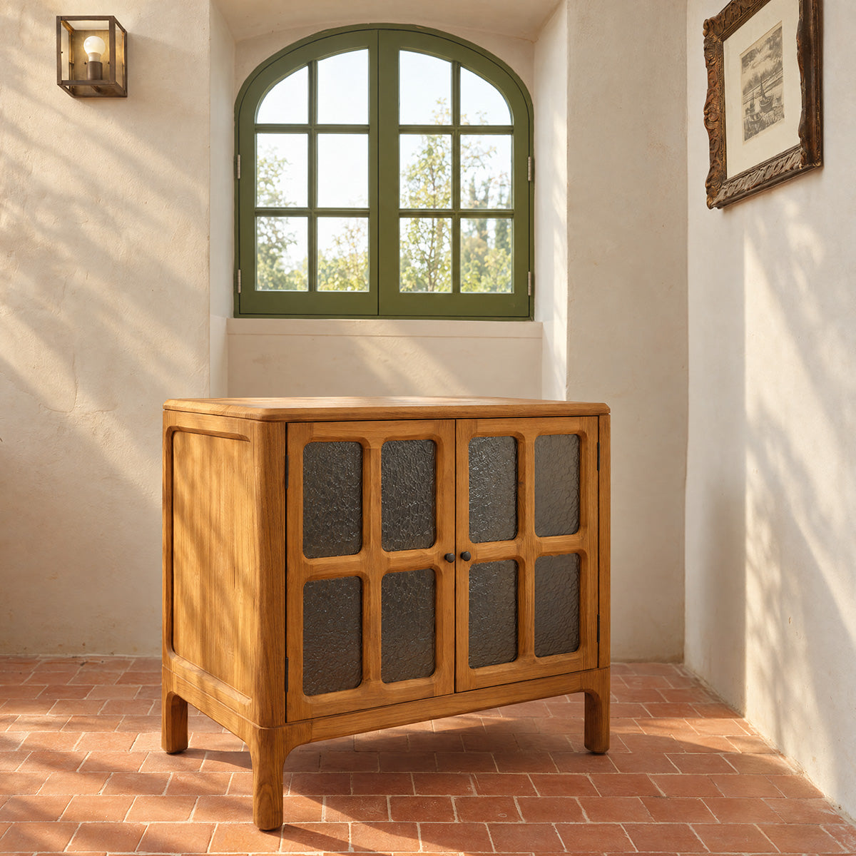 VELDE - Credenza in teak riciclato da 90 cm