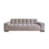 Divano dritto a 4 posti in velluto intrecciato beige