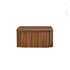 Comodino sospeso in legno teak 45 cm