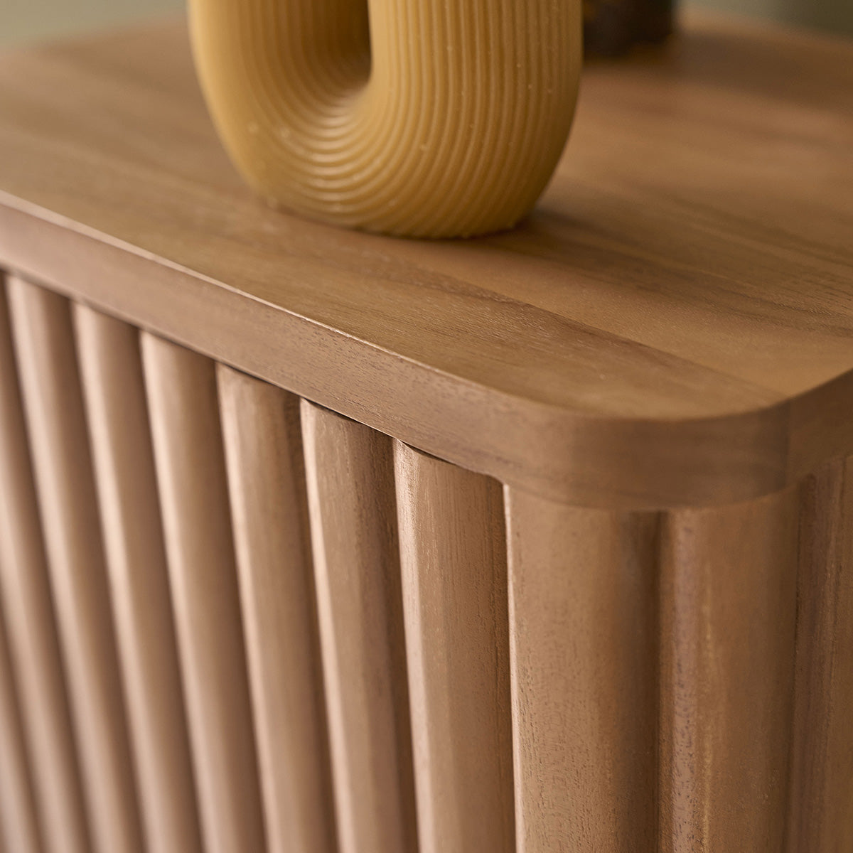 Collezione Belize - Colonna da bagno in teak massiccio sospesa, 120 cm