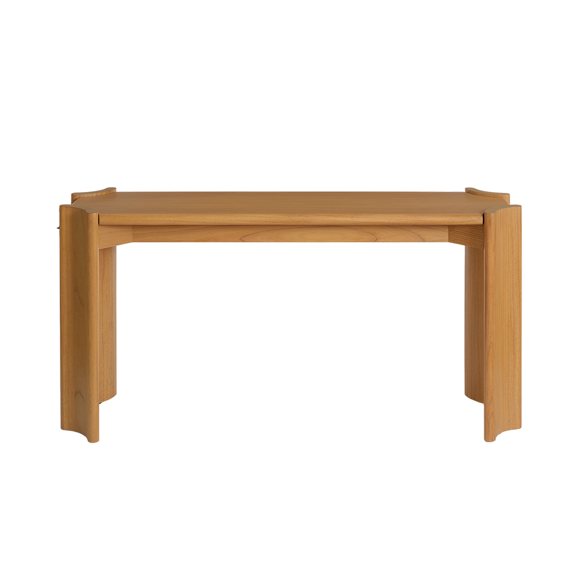 ALVAR - Console in legno di mindi naturale, 165 cm