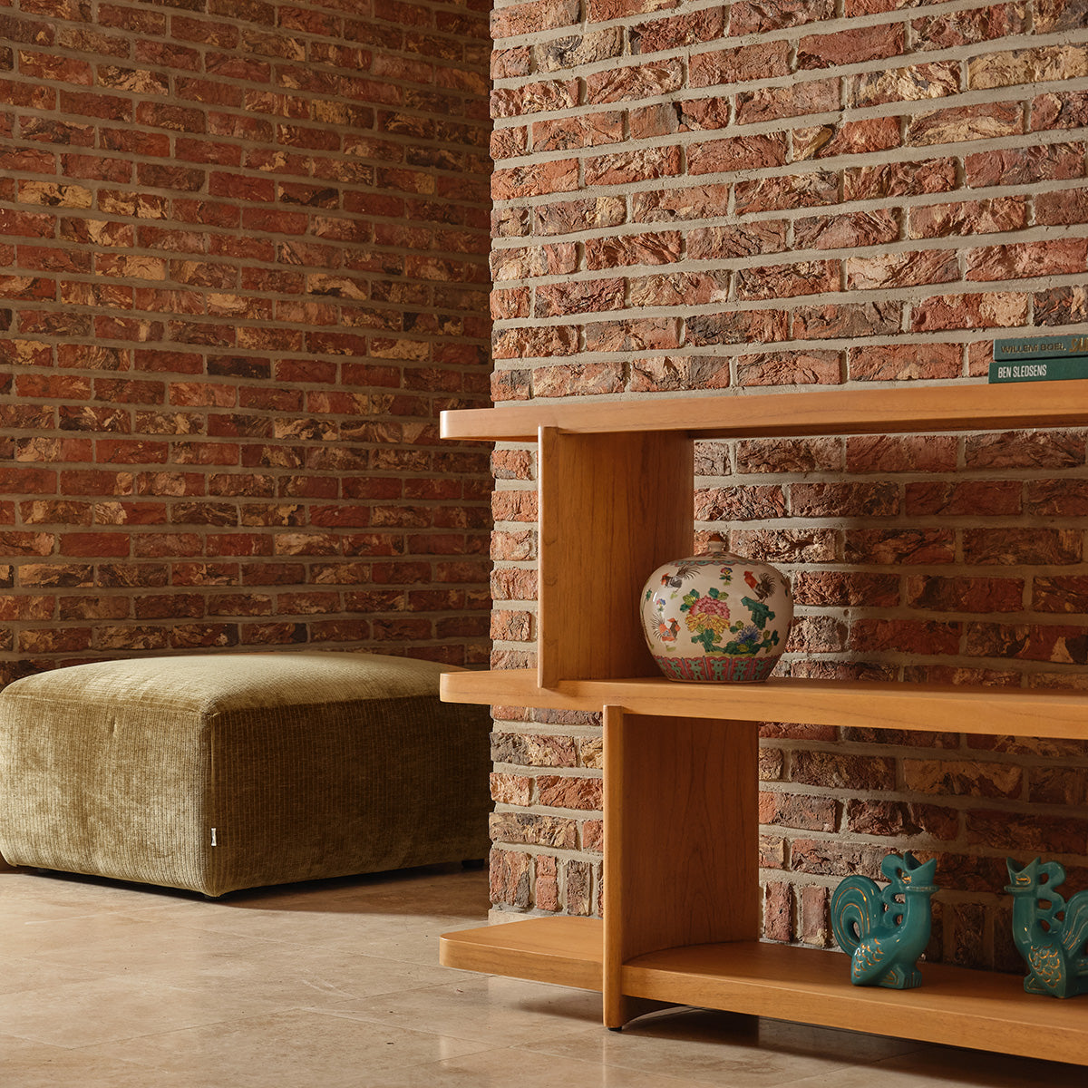 OTTO - Console in legno di mindi naturale da 160 cm